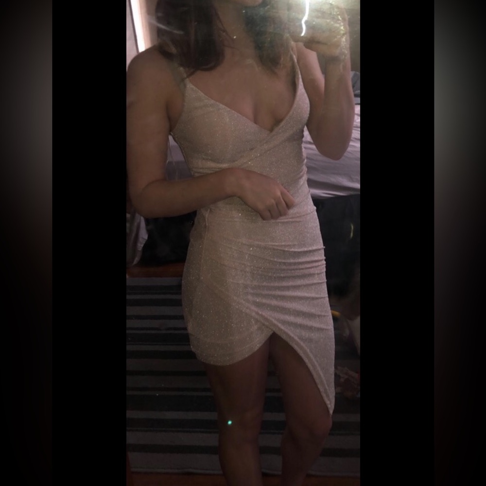 Sparkly Champagne Dress
